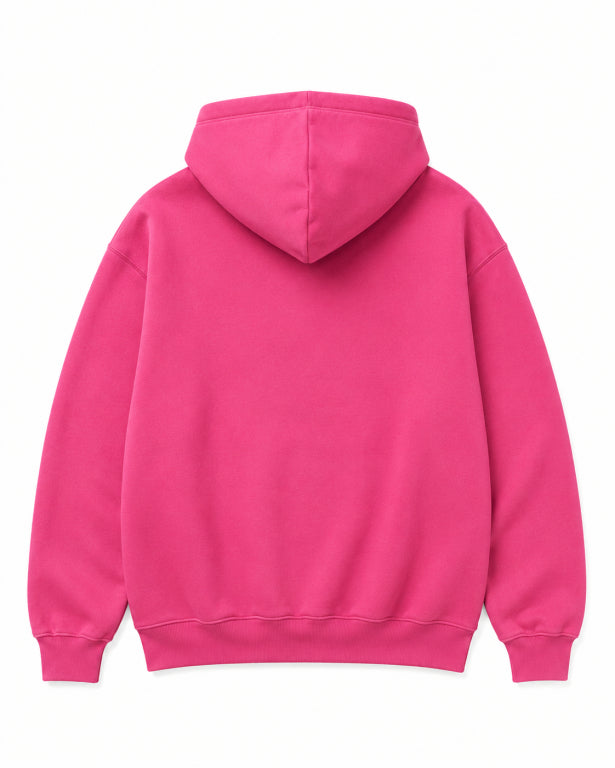 Eternal Mark Heavyweight Oversized Hoodie – Pink