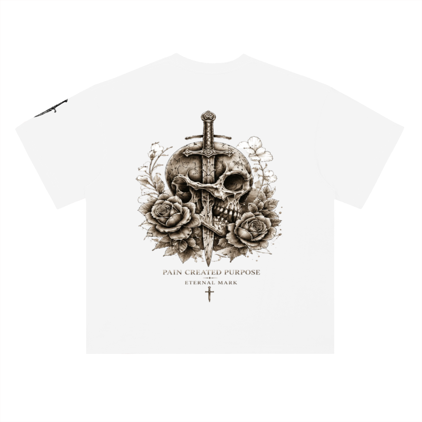 Heavyweight Drop Shoulder Cotton T-Shirt