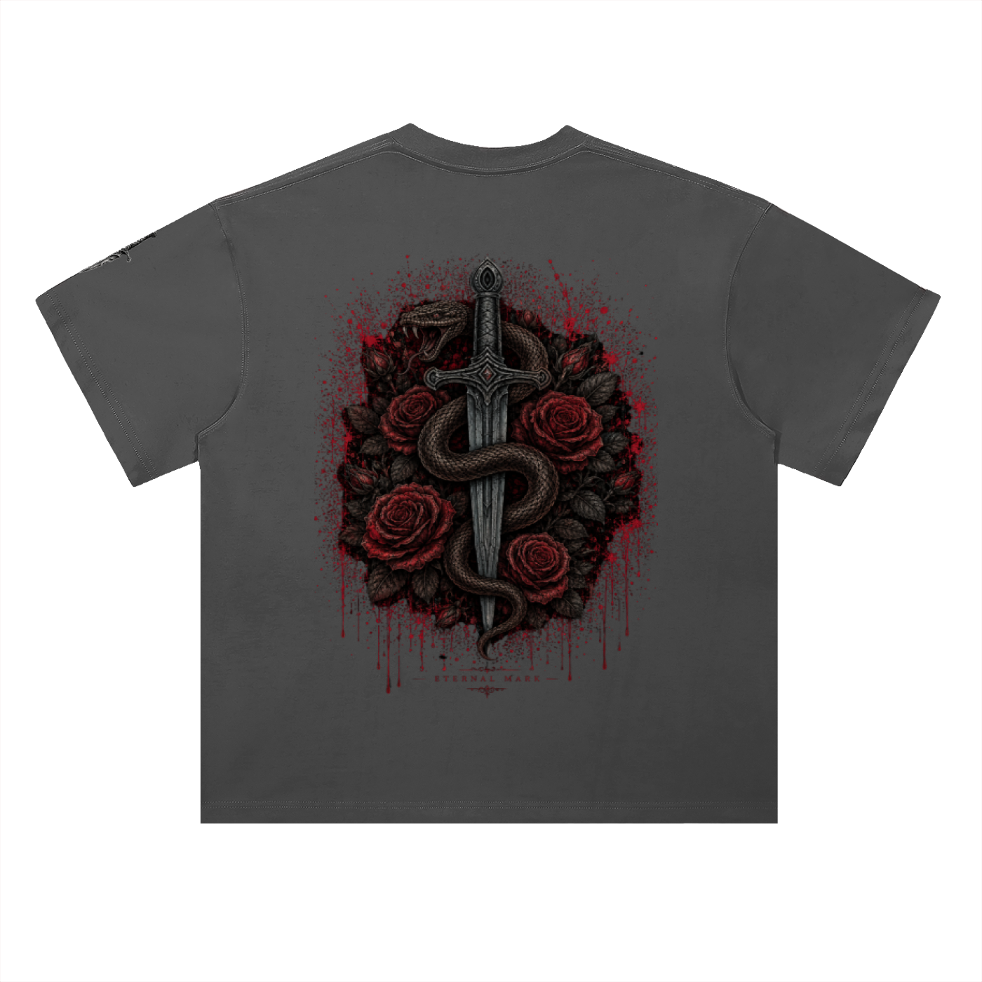 Heavyweight Drop Shoulder Cotton T-Shirt