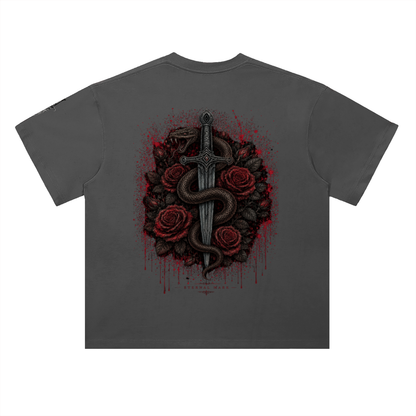 Heavyweight Drop Shoulder Cotton T-Shirt