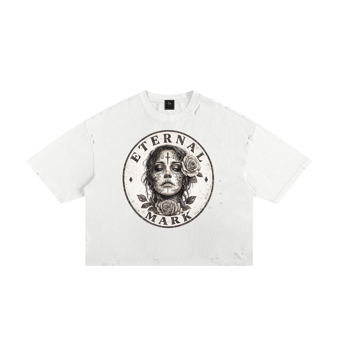 Classic Frayed Boxy Tee