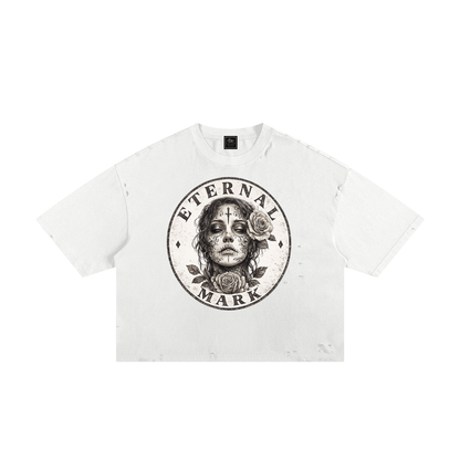 Classic Frayed Boxy Tee