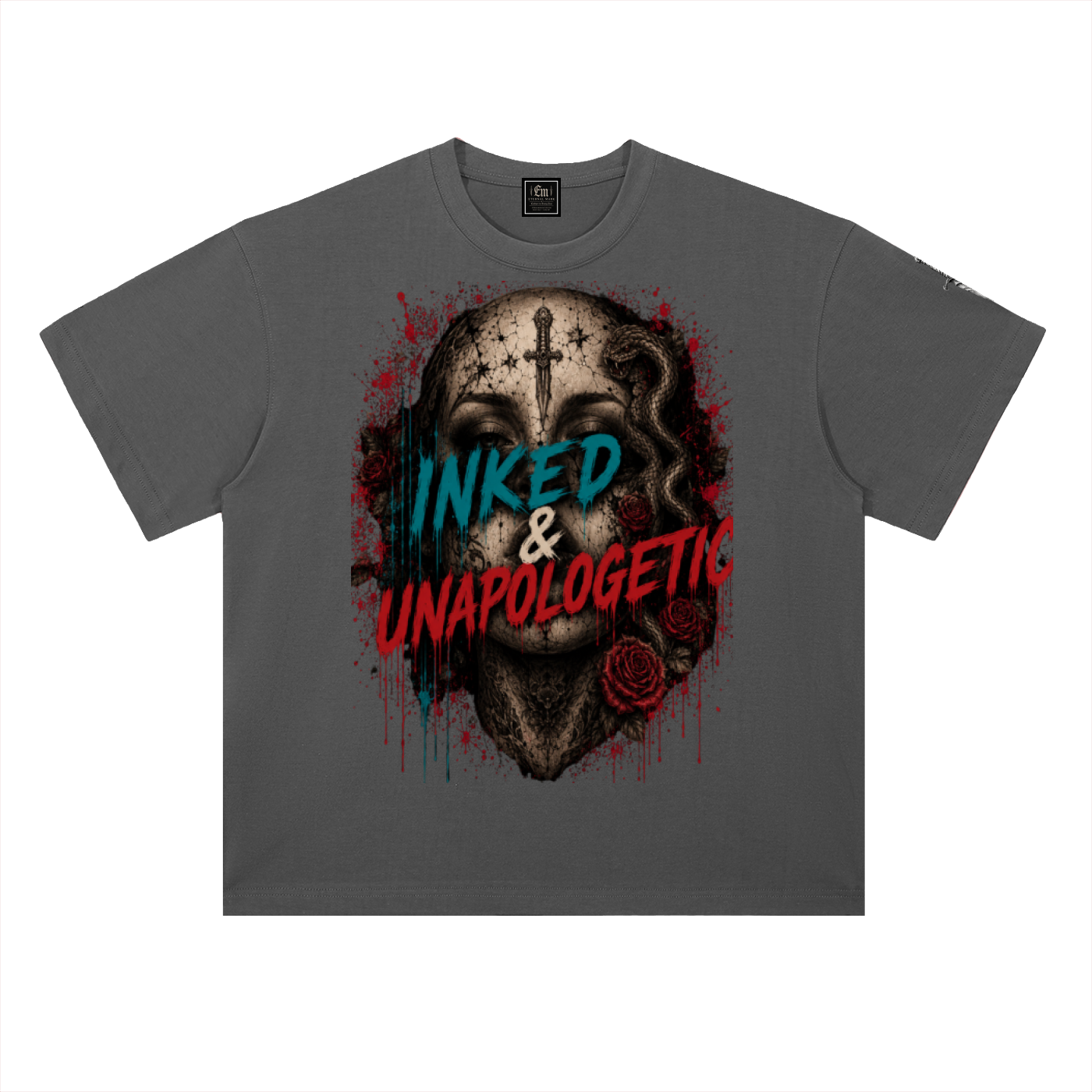 Heavyweight Drop Shoulder Cotton T-Shirt