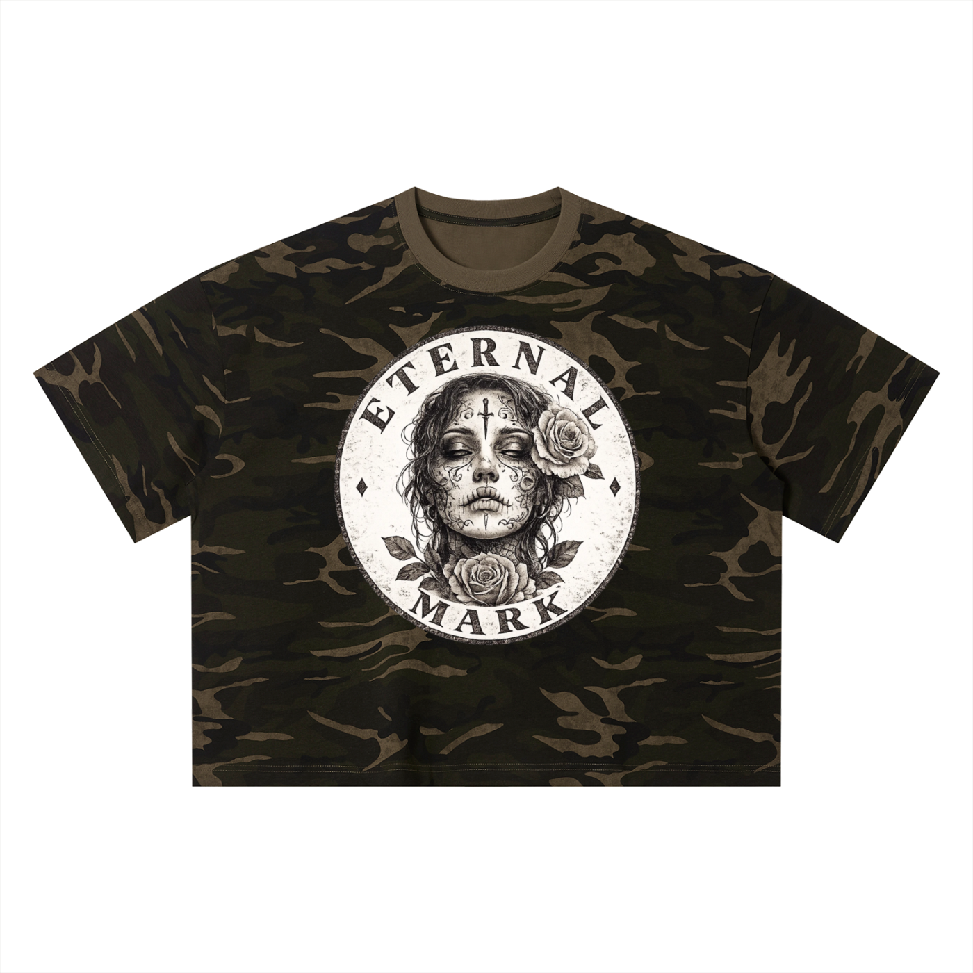 Unisex Camo Boxy T-Shirt