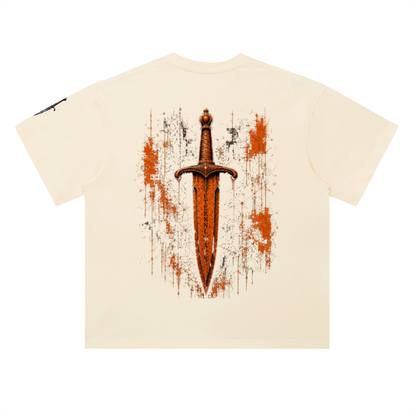 Heavyweight Drop Shoulder Cotton T-Shirt