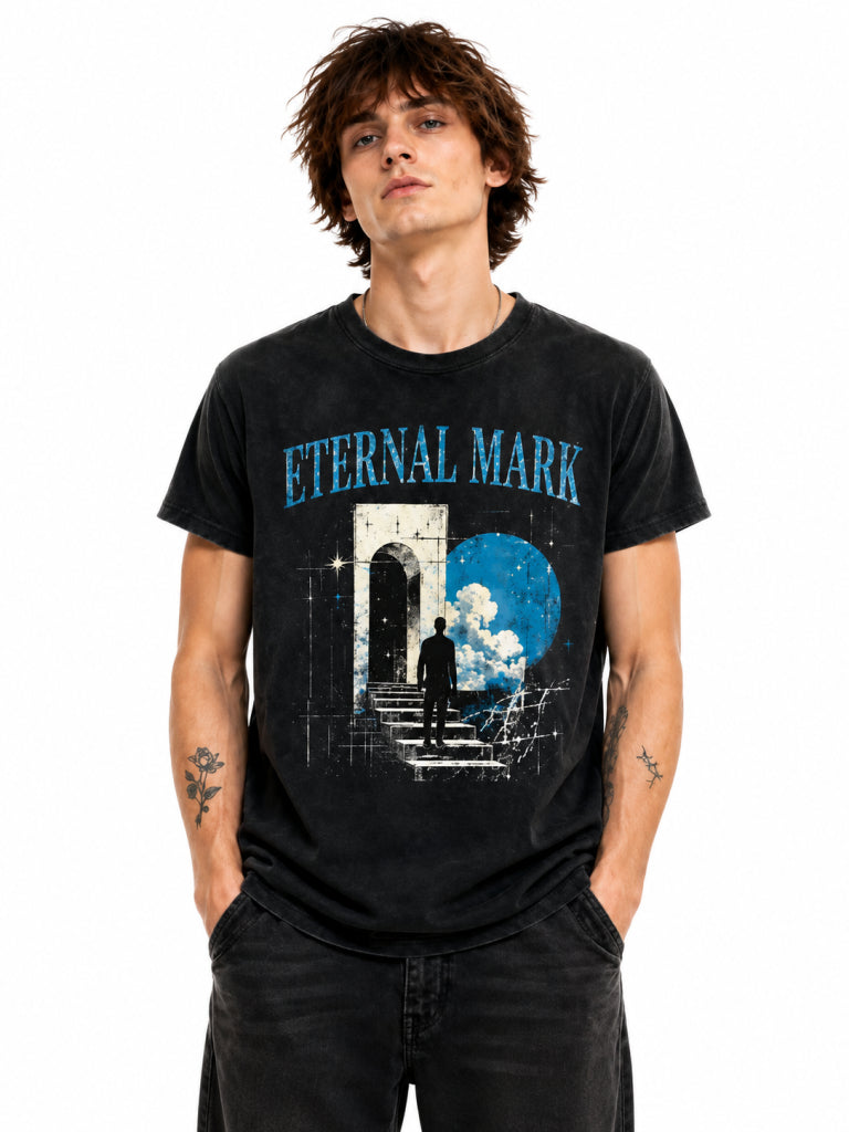 Men’s Sheer Lyocell Blend Boxy T-Shirt