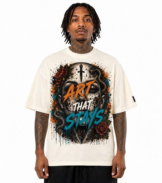 Heavyweight Drop Shoulder Cotton T-Shirt