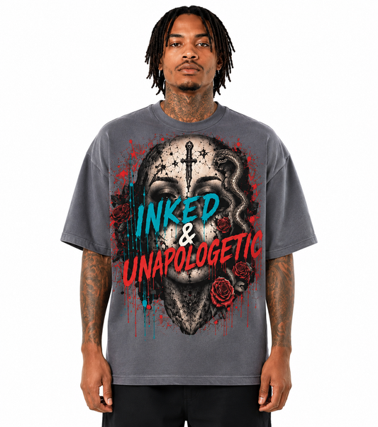 Heavyweight Drop Shoulder Cotton T-Shirt