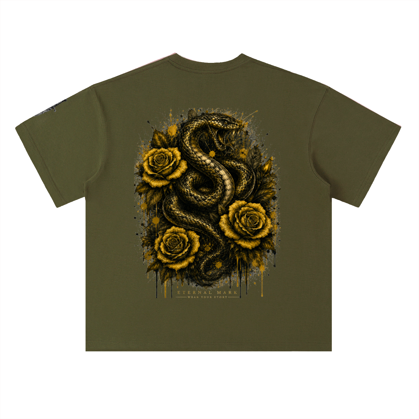 Heavyweight Drop Shoulder Cotton T-Shirt