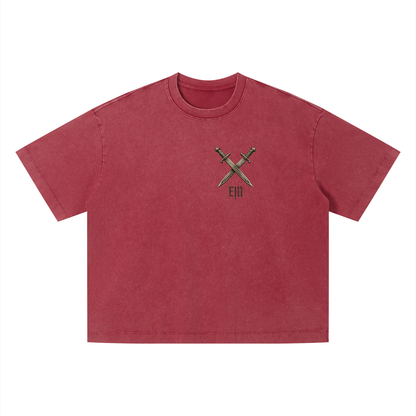 Unisex Vintage Wash Boxy T-Shirt