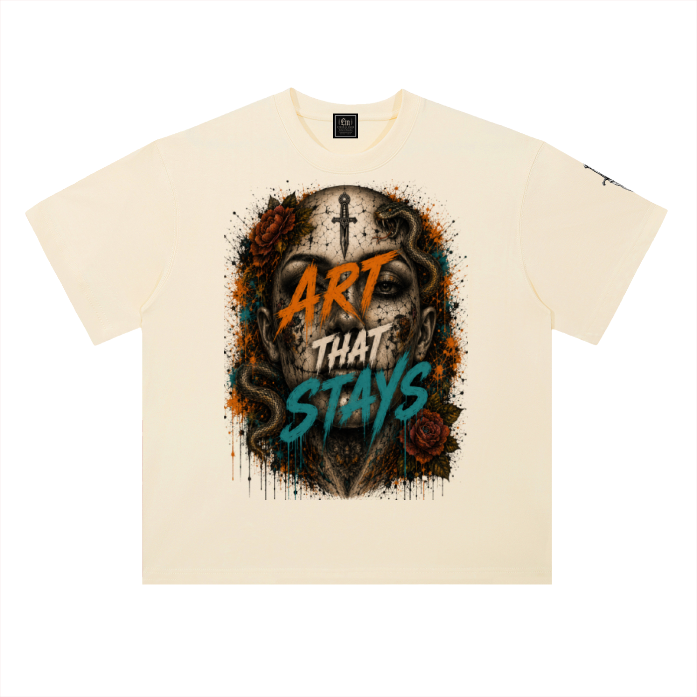 Heavyweight Drop Shoulder Cotton T-Shirt