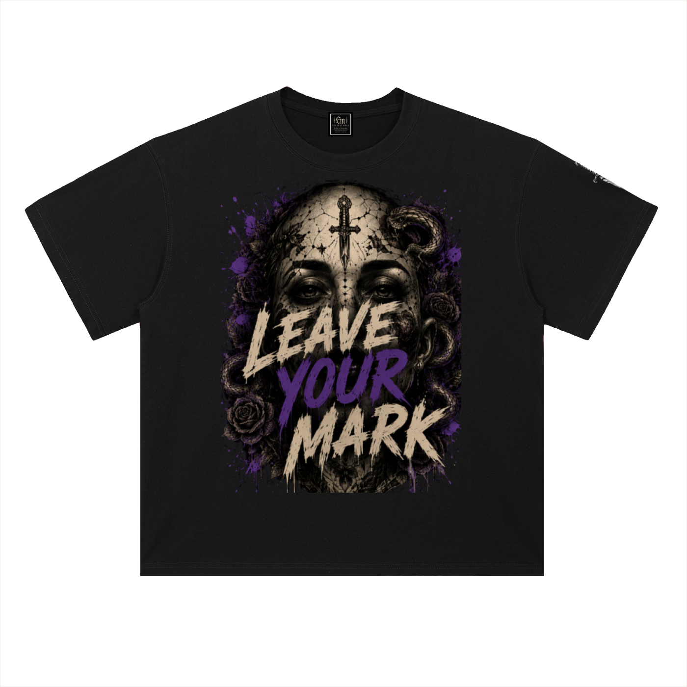 Heavyweight Drop Shoulder Cotton T-Shirt