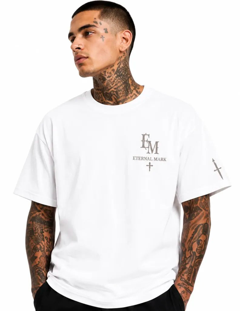 Heavyweight Drop Shoulder Cotton T-Shirt